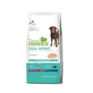 NATURAL TRAINER DOG LIGHT IN FAT MEDIUM/MAXI ADULT PAVO 12Kg