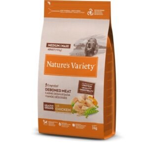 NATURE'S VARIETY DOG HEALTHY GRAINS MEDIUM/MAXI ADULT POLLO 3Kg/10Kg