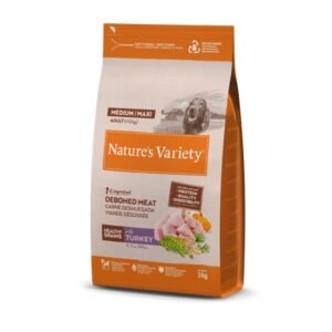 NATURE'S VARIETY DOG HEALTHY GRAINS MEDIUM/MAXI ADULT PAVO 3Kg/10Kg