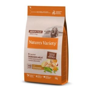 NATURE'S VARIETY DOG NO GRAIN MEDIUM/MAXI ADULT POLLO 3Kg/10Kg