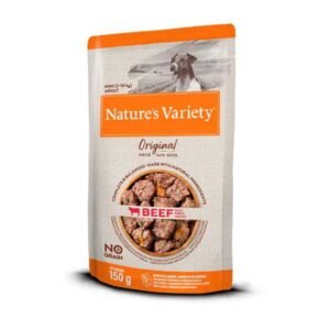 NATURE'S VARIETY DOG ORIGINAL NO GRAIN PATÉ MINI BUEY 150g (8 uds./caja)