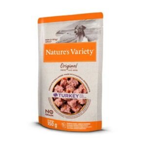 NATURE'S VARIETY DOG ORIGINAL NO GRAIN PATÉ MINI PAVO 150g (8 uds./caja)
