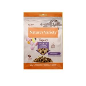 NATURE'S VARIETY DOG LIOFILIZADO TOPPERS PAVO 40g (7uds./caja)