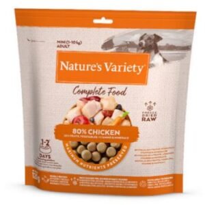 NATURE'S VARIETY DOG LIOFILIZADO COMPLETE FOOD MINI POLLO 120g (7 uds./caja)