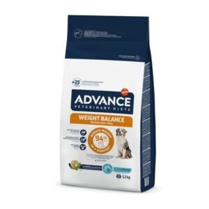 ADVANCE VETERINARY DIETS DOG WEIGHT BALANCE MEDIUM/MAXI 3Kg/12Kg/15Kg