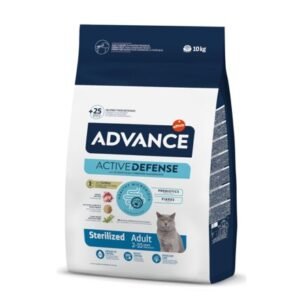 ADVANCE CAT ADULT STERILIZED PAVO 400g/1.5Kg/3Kg/6Kg/10Kg
