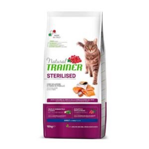 NATURAL TRAINER CAT STERILIZED ADULT SALMÓN 1.5Kg/3Kg/10Kg