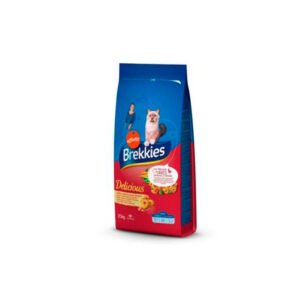 BREKKIES CAT DELICIOUS AVES Y VERDURAS 3Kg/20Kg