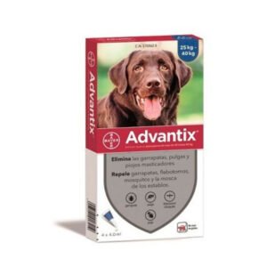 ADVANTIX PIPETAS RAZA GRANDE >25Kg - Caja de 4 pipetas