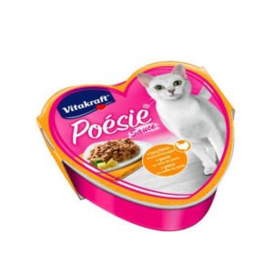 VITAKRAFT POÉSIE COMIDA HÚMEDA PARA GATOS EN SALSA CON PAVO Y SALSA DE QUESO 85g (15uds./caja)