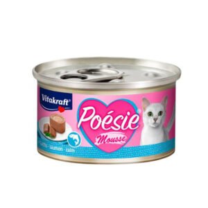 VITAKRAFT POÉSIE COMIDA HÚMEDA PARA GATOS EN MOUSSE CON SALMÓN 85g (12uds./caja)