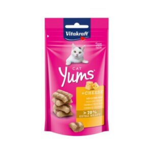 VITAKRAFT SNACK YUMS QUESO PARA GATOS 40g (9uds./caja)