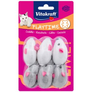 VITAKRAFT JUGUETES RATONES FELPA PARA GATOS (12ud./caja)
