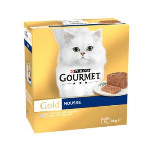 GOURMET GOLD PACK MOUSSE PESCADO OCÉANO 8x85g