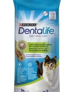 SNACK DENTAL DENTALIFE PARA PERROS MEDIANOS 3x69g (9ud./caja)