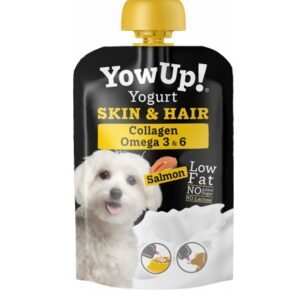 YOW UP! YOGUR SKIN&HAIR DE SALMÓN PARA PERROS 115g (10ud./caja)