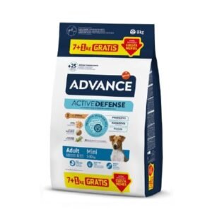 ADVANCE DOG MINI ADULT POLLO Y ARROZ 7Kg+1Kg gratuito