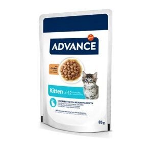 ADVANCE CAT WET KITTEN POLLO 85g (12ud./caja)