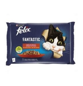 FELIX FANTASTIC FESTÍN DE CARNES 4x85g (12ud./caja)
